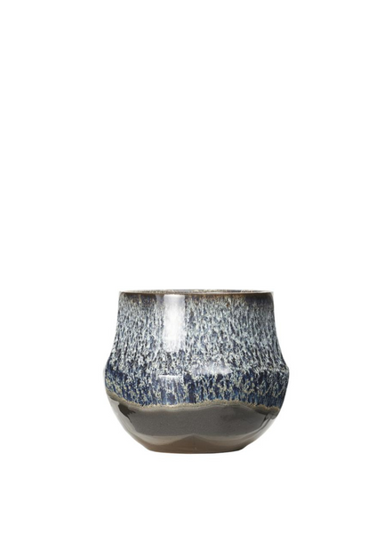 Porto Flowerpot In Blue 12.5cm