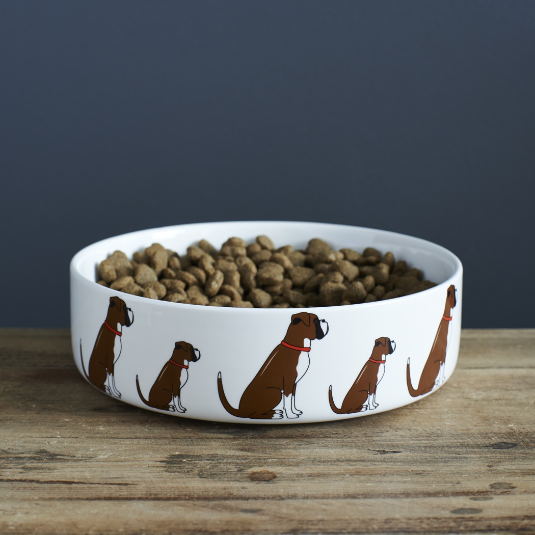 Large Boxer Dog Bowl