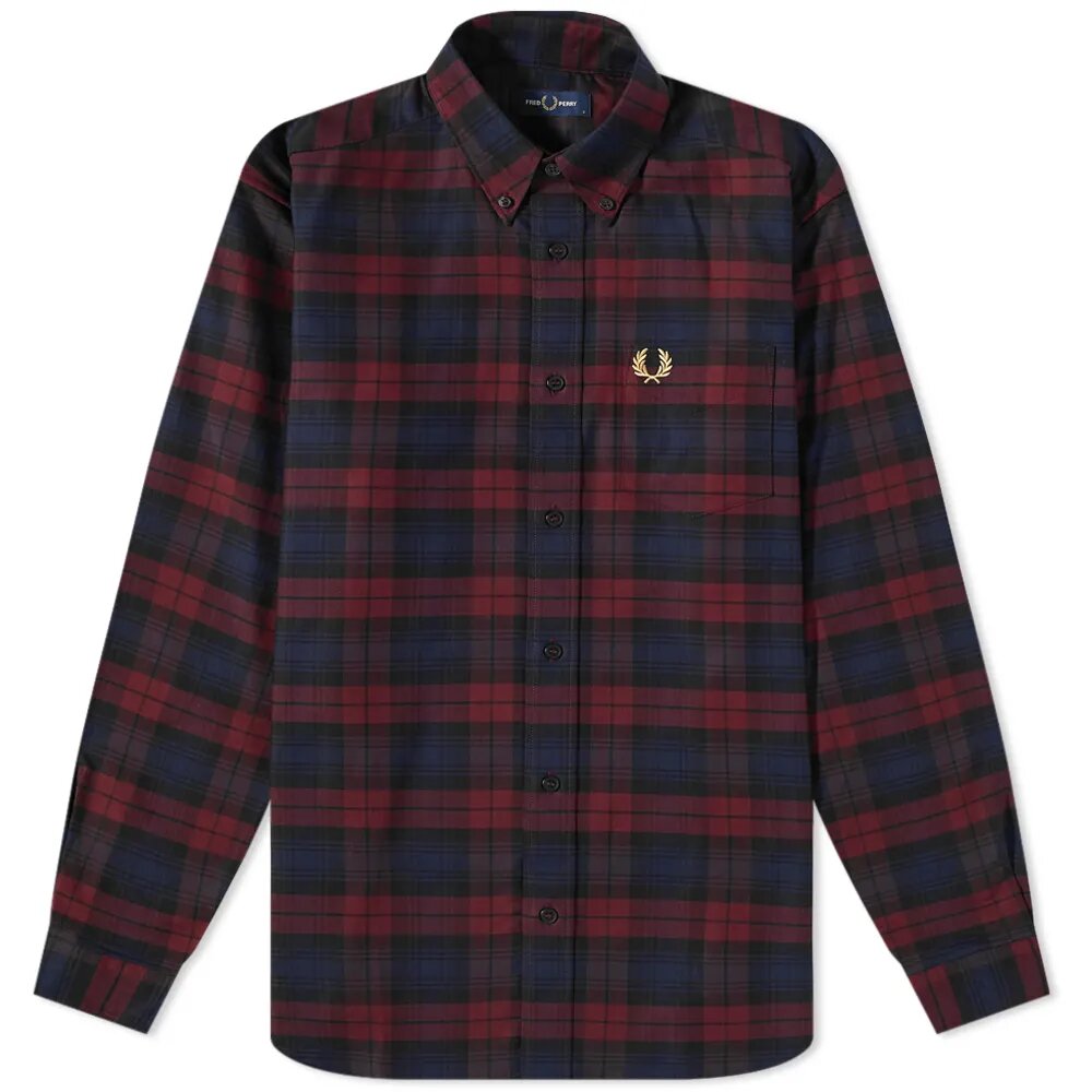 Fred Perry Fred Perry Tartan Twill Shirt Port