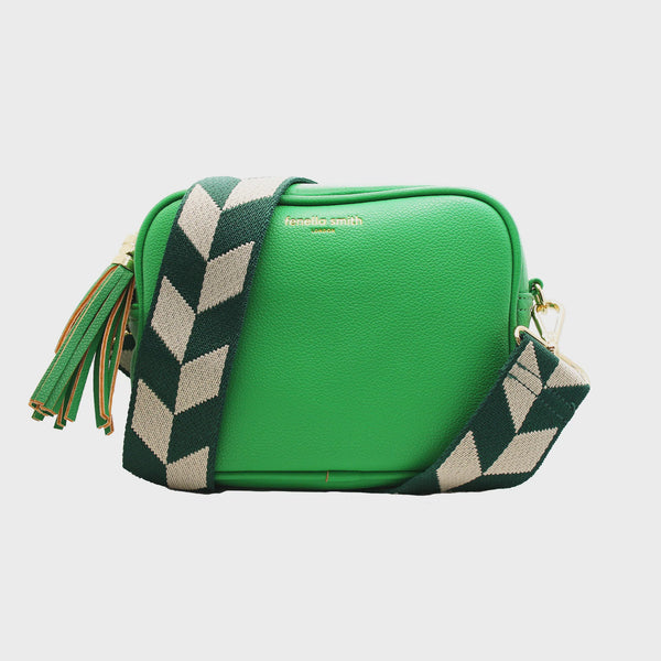 Vegan Leather Lulu Crossbody Bag - Green