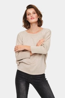 Milasz R- Neck Sweater Doeskin