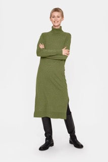 Milasz Roll Neck Dress Olivine