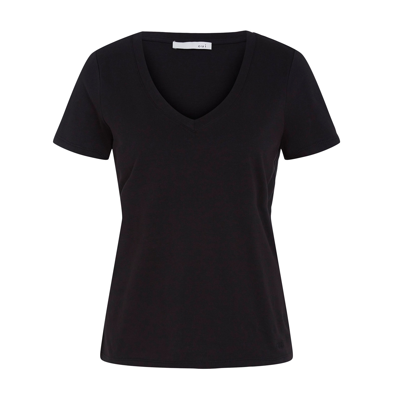 Oui Fashion Carli T-shirt Black