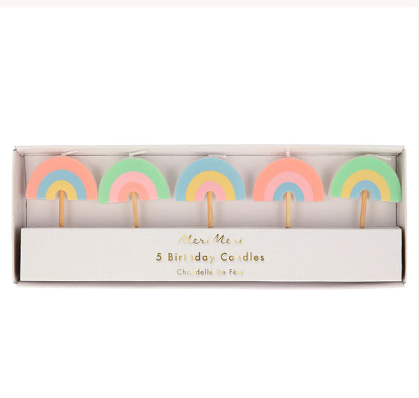 Talking Tables Rainbow Party Candles (x 5)