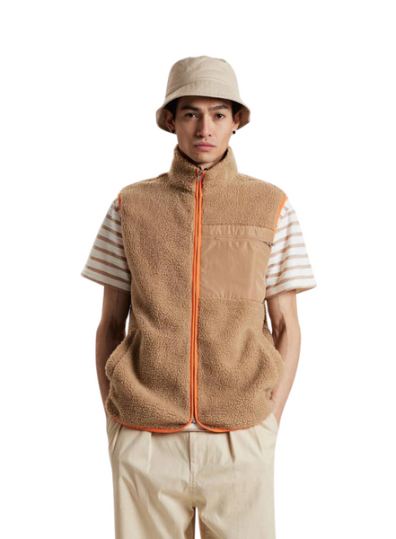 Rasmus Fleece Vest In Incense