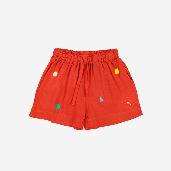 Geometric Shapes Woven Bermuda Shorts