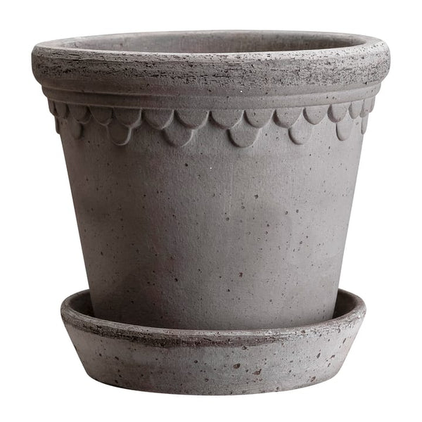 Copenhagen Raw Grey Plant Pot 14cm