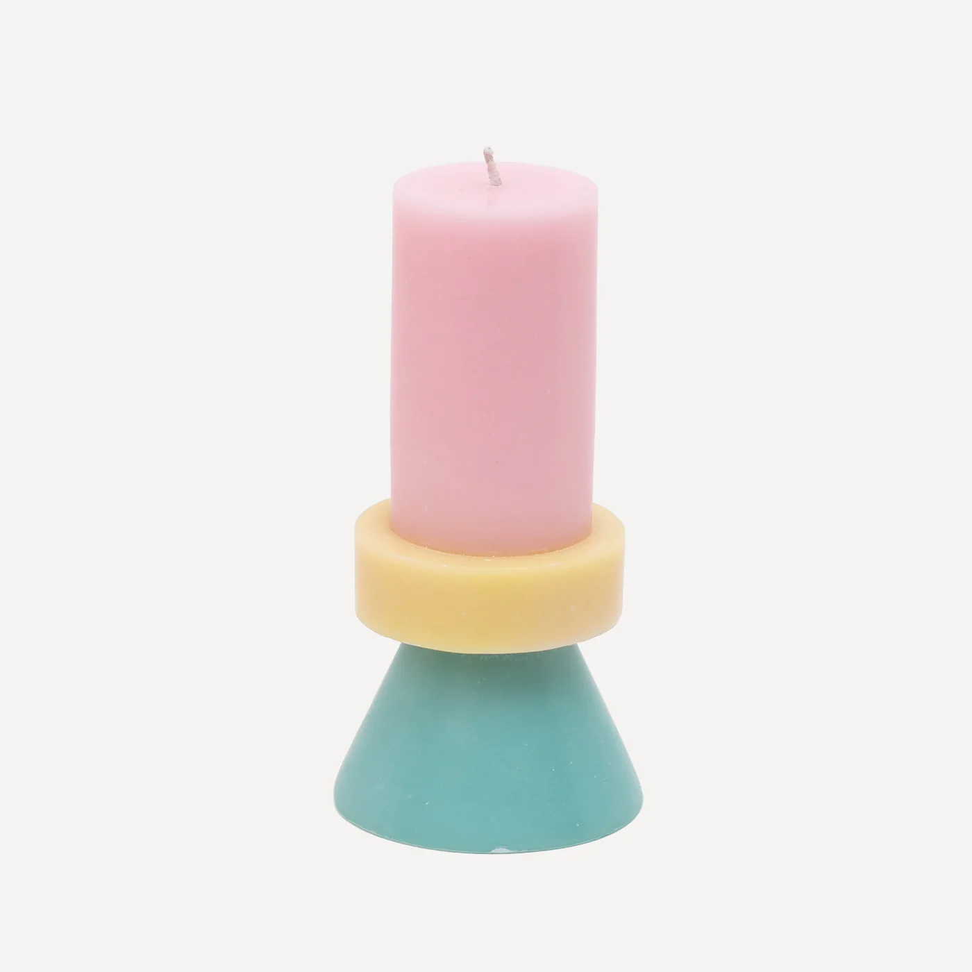 Yod & Co. Stack Candles - Floss Pink & Mint