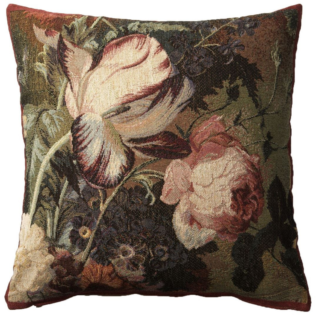Art De Lys 50 x 50cm Tulips and Roses Cushion 