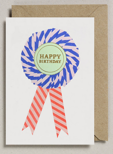 Riso Rosette 'happy Birthday' Card