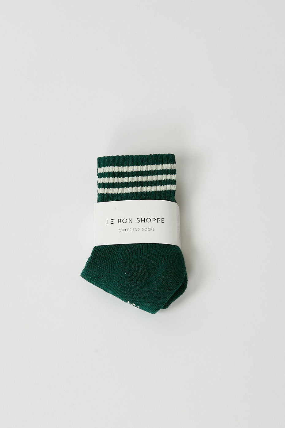 Le Bon Shoppe Hunter Green Girlfriend Socks