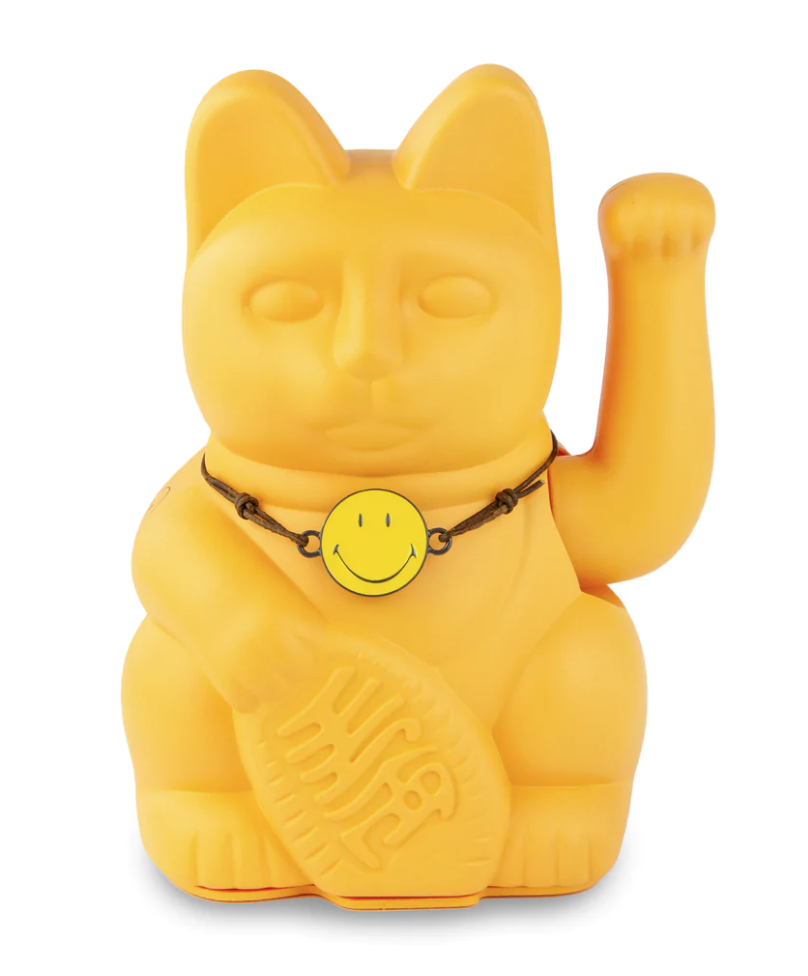 Donkey Yellow SMILEY® Lucky Charm Cat
