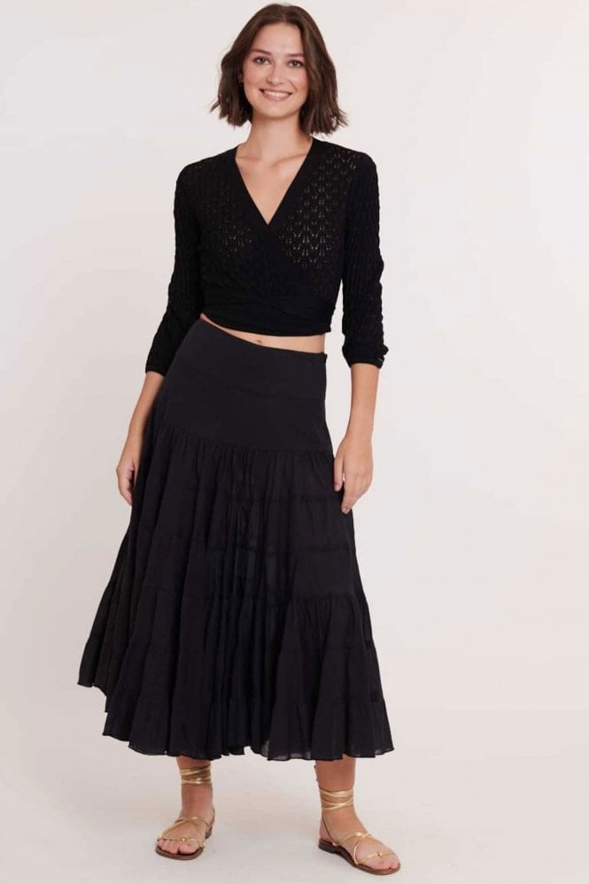 Flamenco Skirt In Black