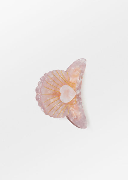 Paua Hair Claw - Pink Icing