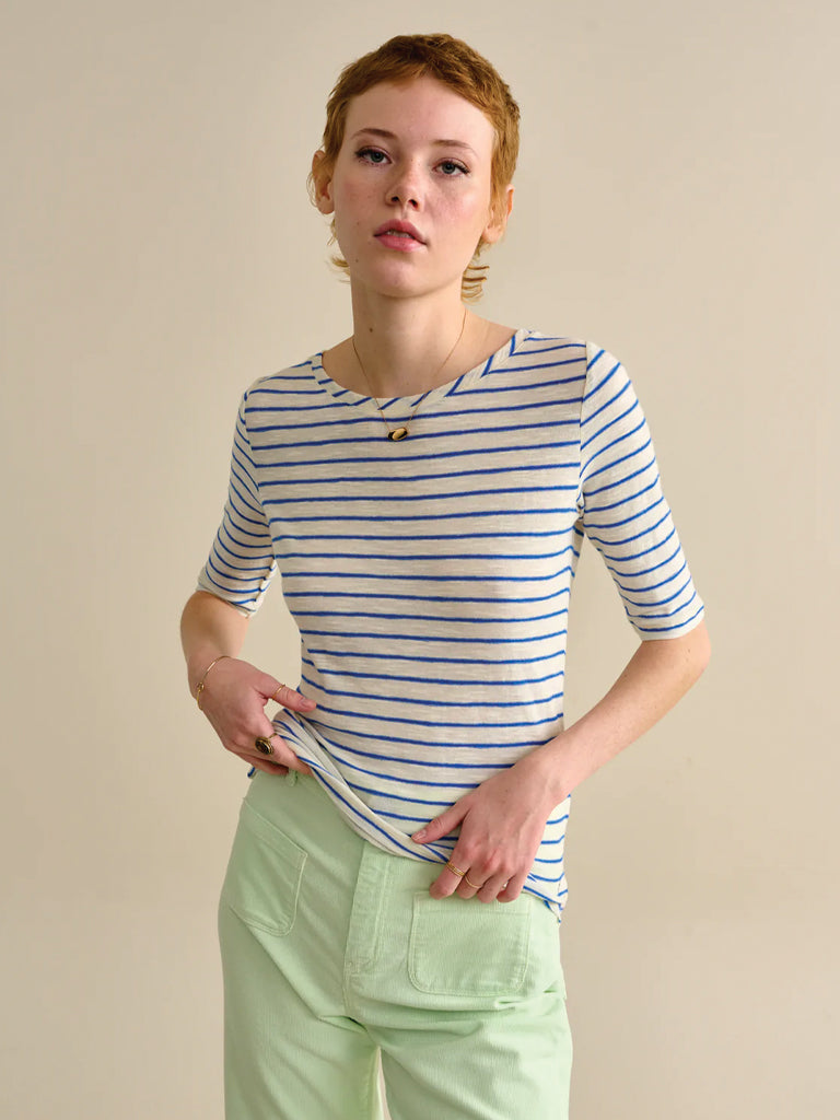 Seas Stripe T-shirt In Blue