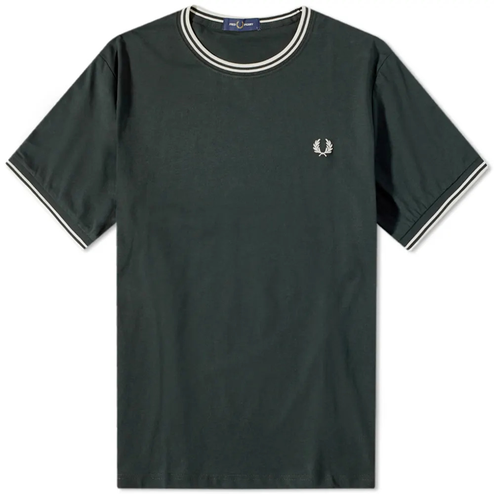 Fred Perry Fred Perry Twin Tipped T-shirt Night Green