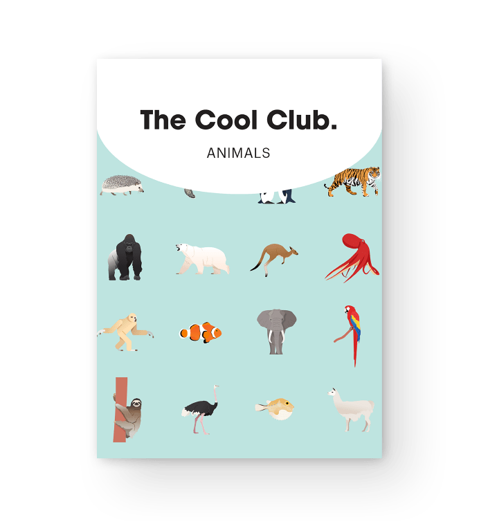 The Cool Club Playing Cards Animals