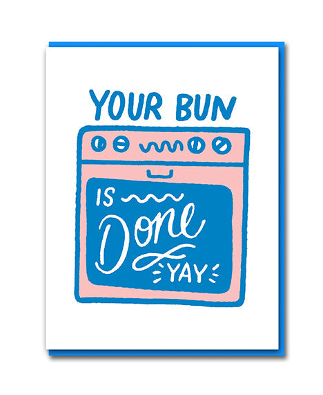 Done Bun New Baby Card