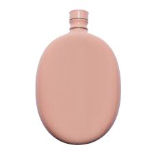 Oval Flask Pink