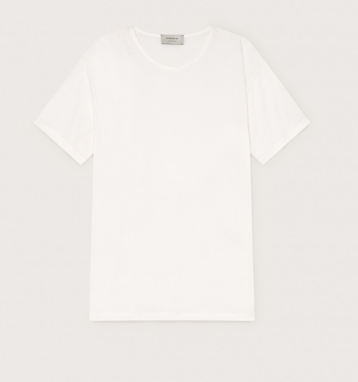 Thinking Mu Sol White Patch T-Shirt