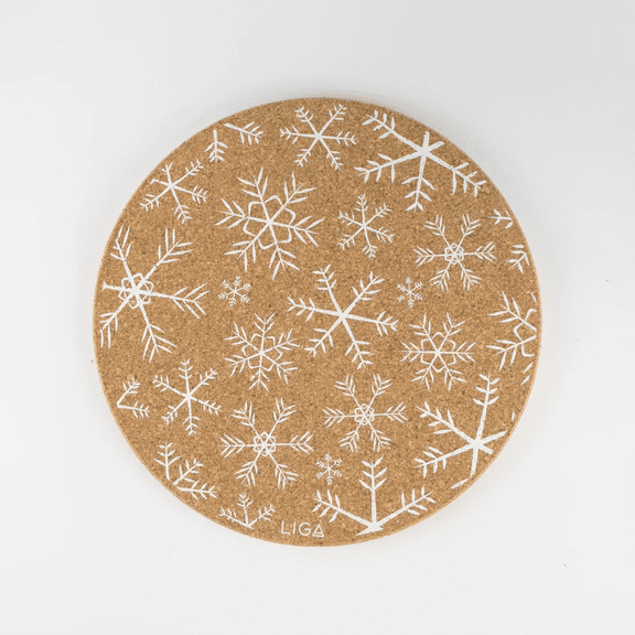Snowflake Cork Placemat