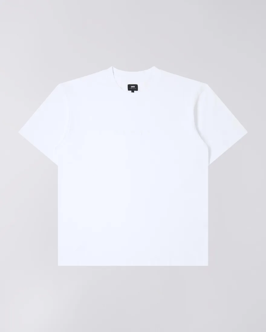 Katakana Emb T-Shirt - White