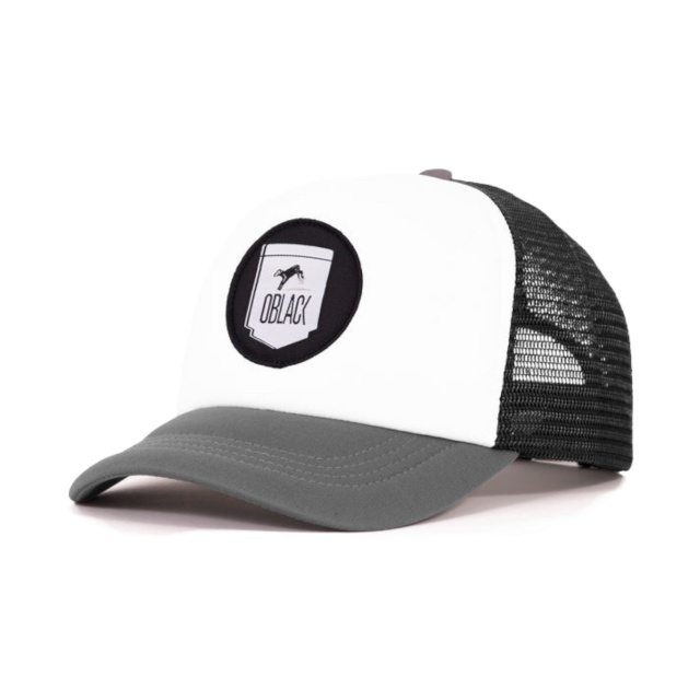 Gorra Trucker Oblack Grey White