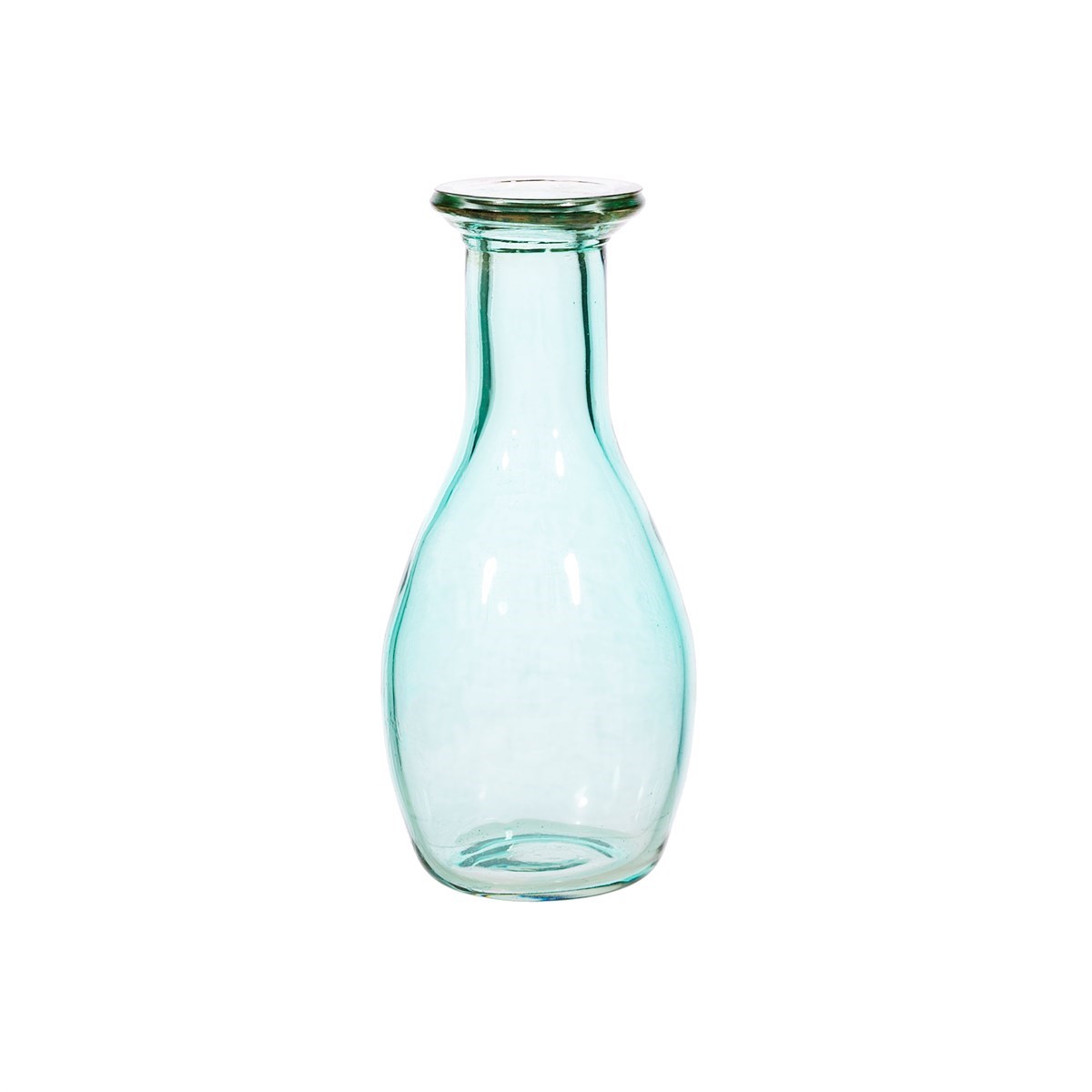 Sass & Belle  Deepa Recycled Glass Bud Vase Pale Blue