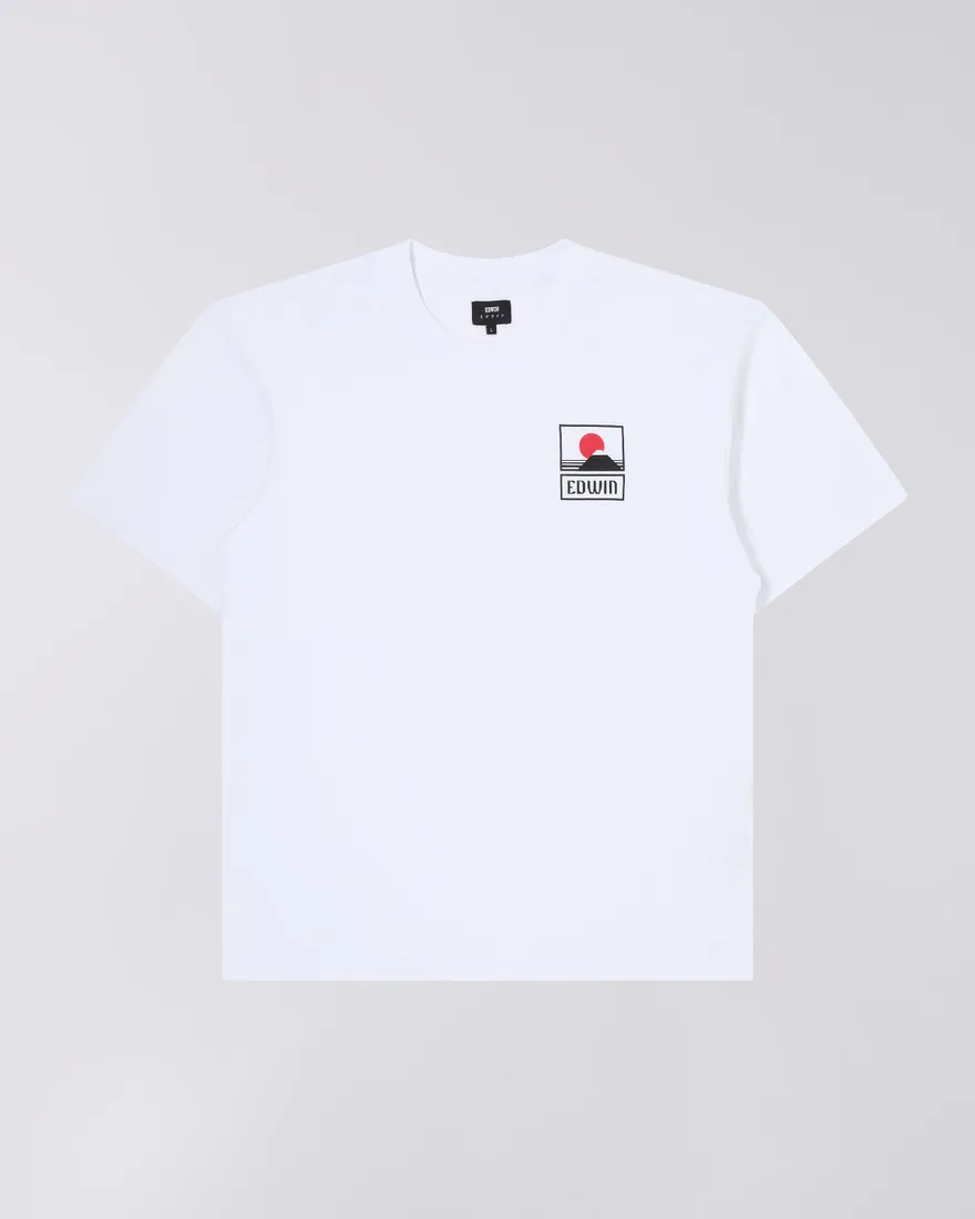 Sunset On Mt Fuji T-Shirt - White