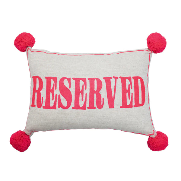 Small Talk Reserved Cushion