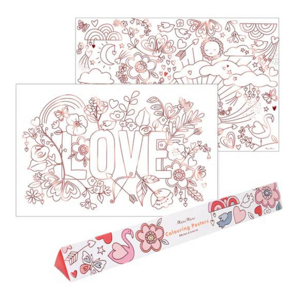 : Valentine Colouring Posters