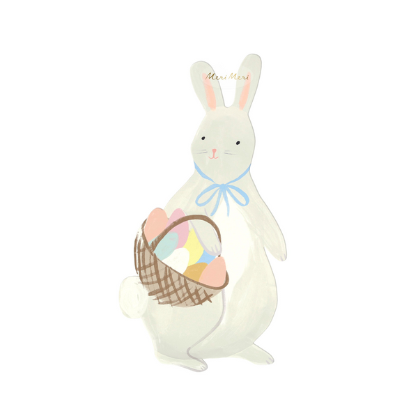 : Bunny With Basket Plates