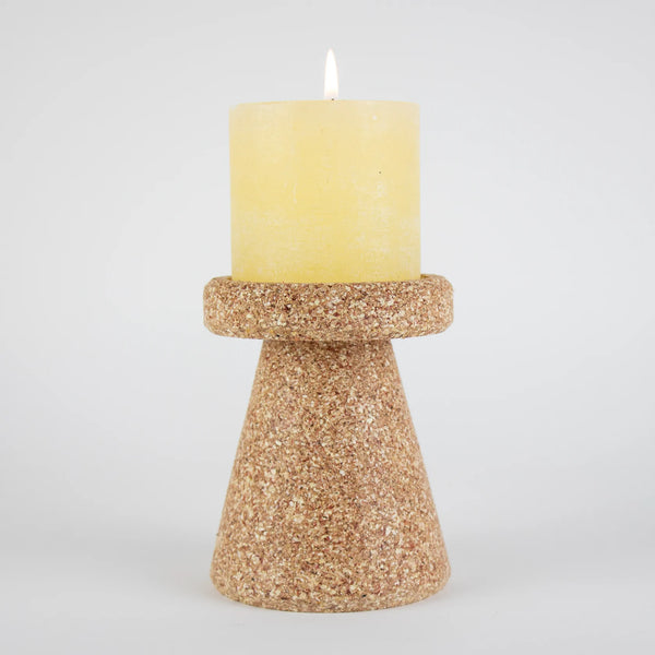 Corn Cob Candle Holder