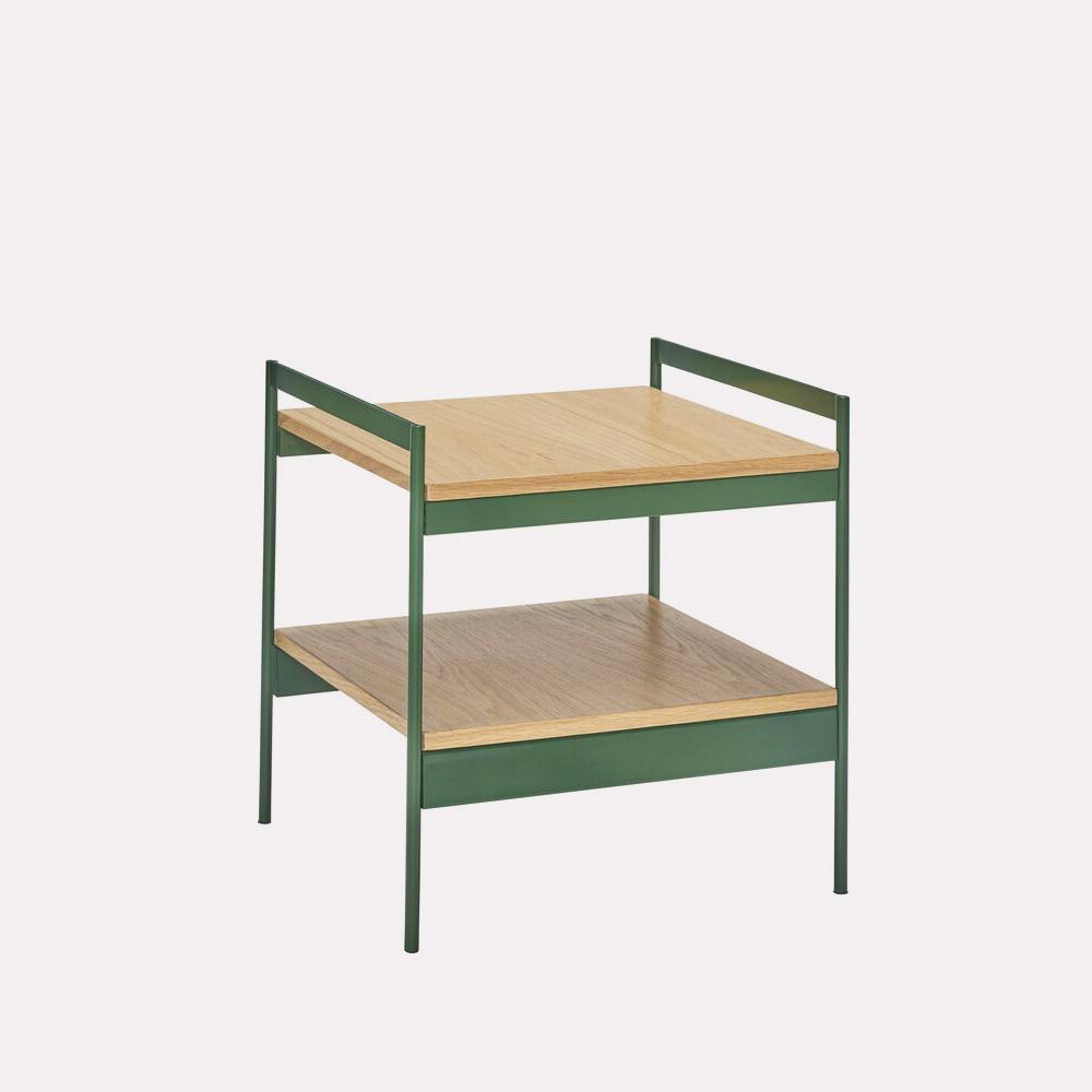 Hubsch Jaunty Square Side Table 43x43x45
