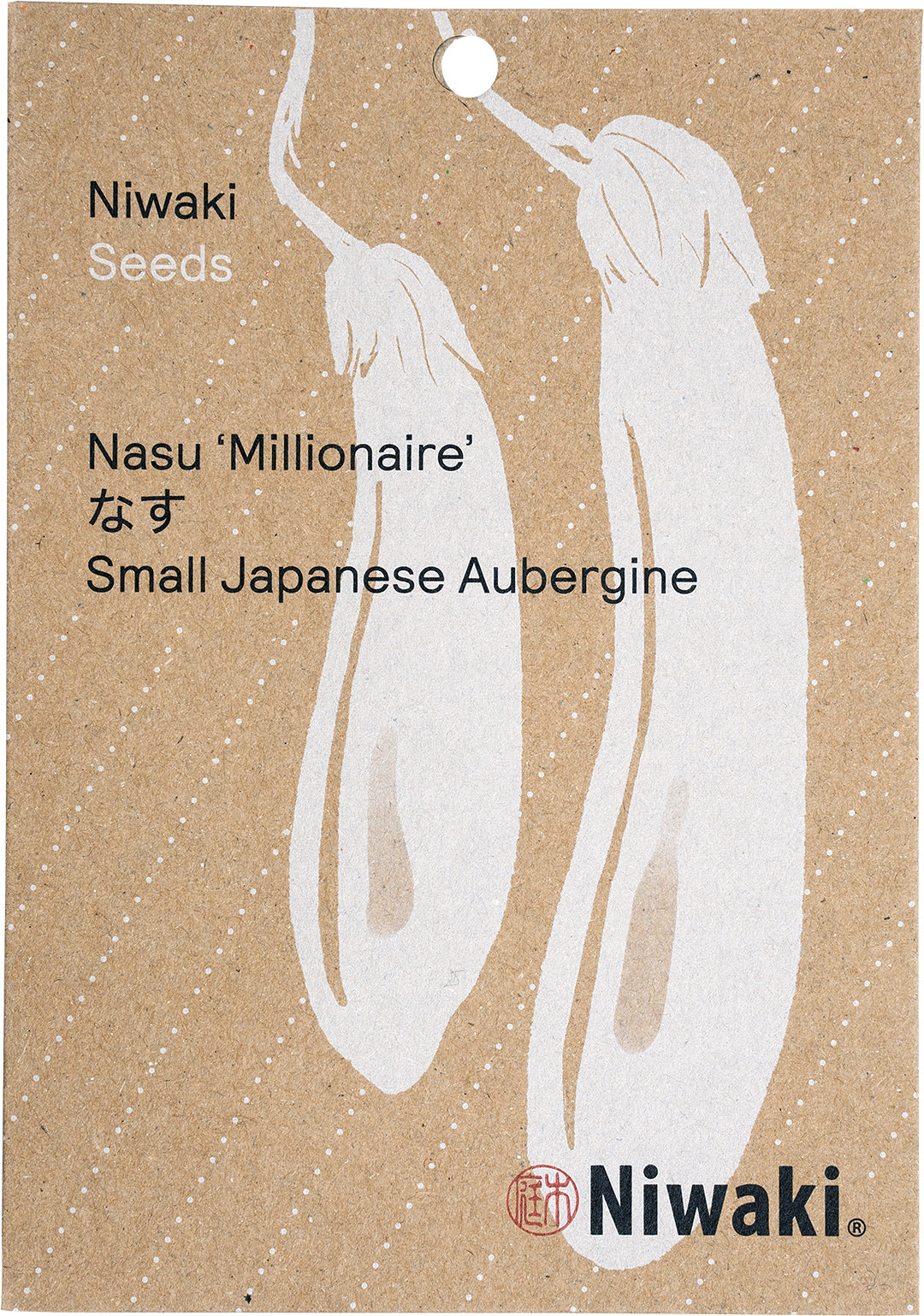 Niwaki Nasu ‘millionaire’ Seeds Small Japanese Aubergine