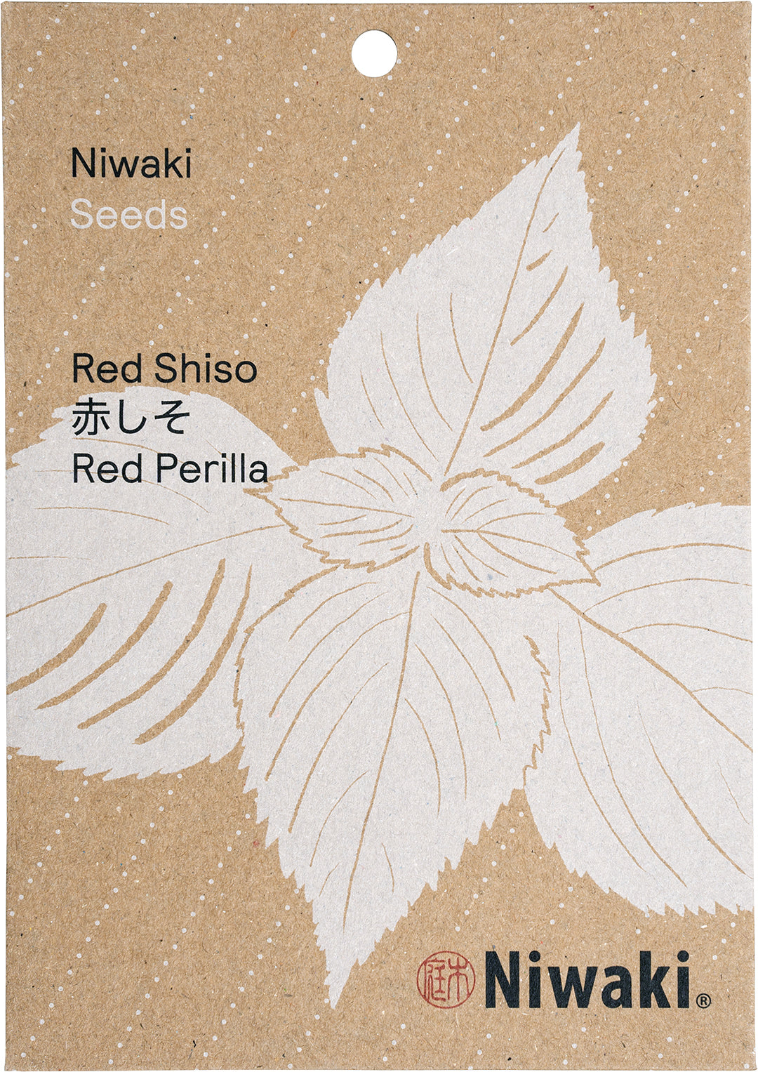 Niwaki Red Shiso Seeds Red Perilla