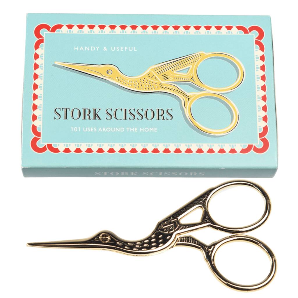 The Letteroom Brass Stork Scissors