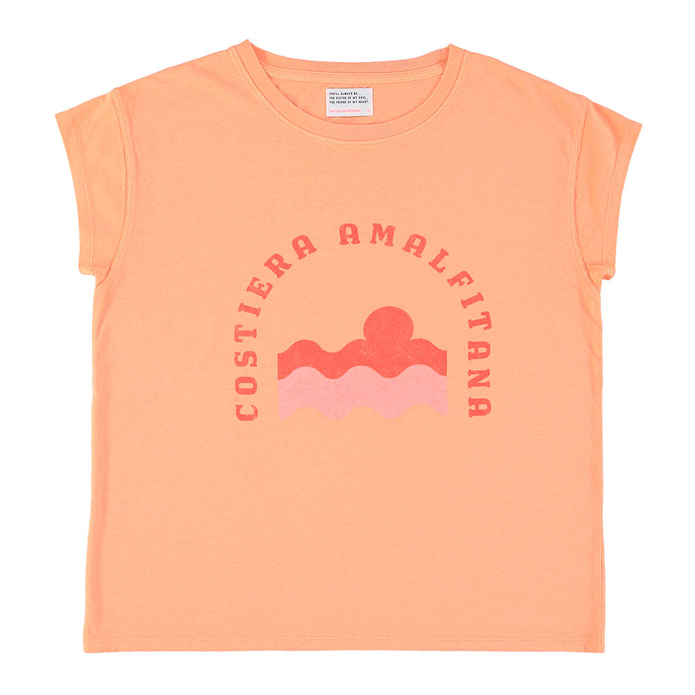 Sisters Department Camiseta de manga corta COSTIERA - coral