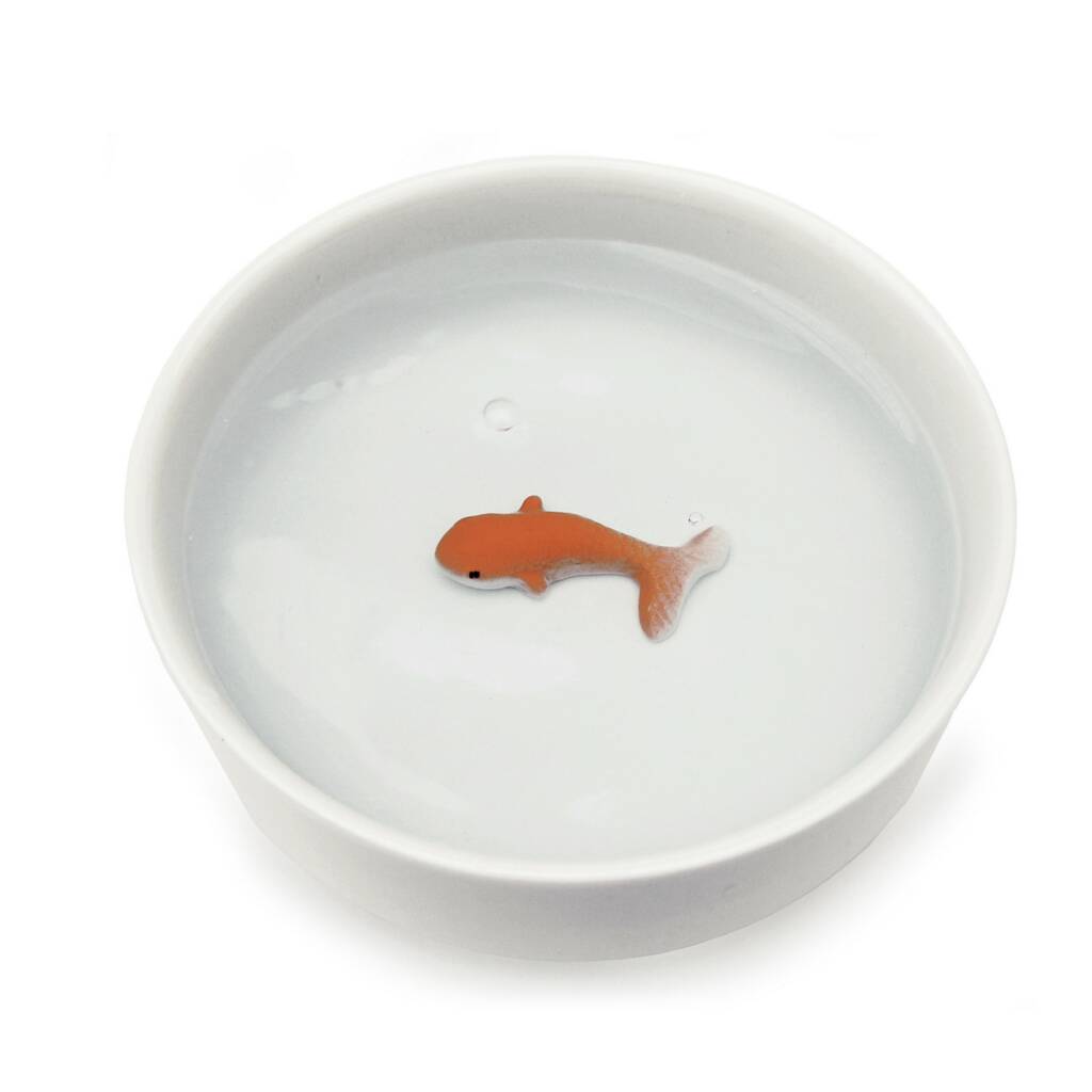 Luckies Of London Goldfish Cat Water Bowl