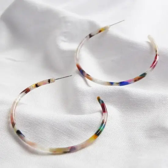 Tortoiseshell Hoops