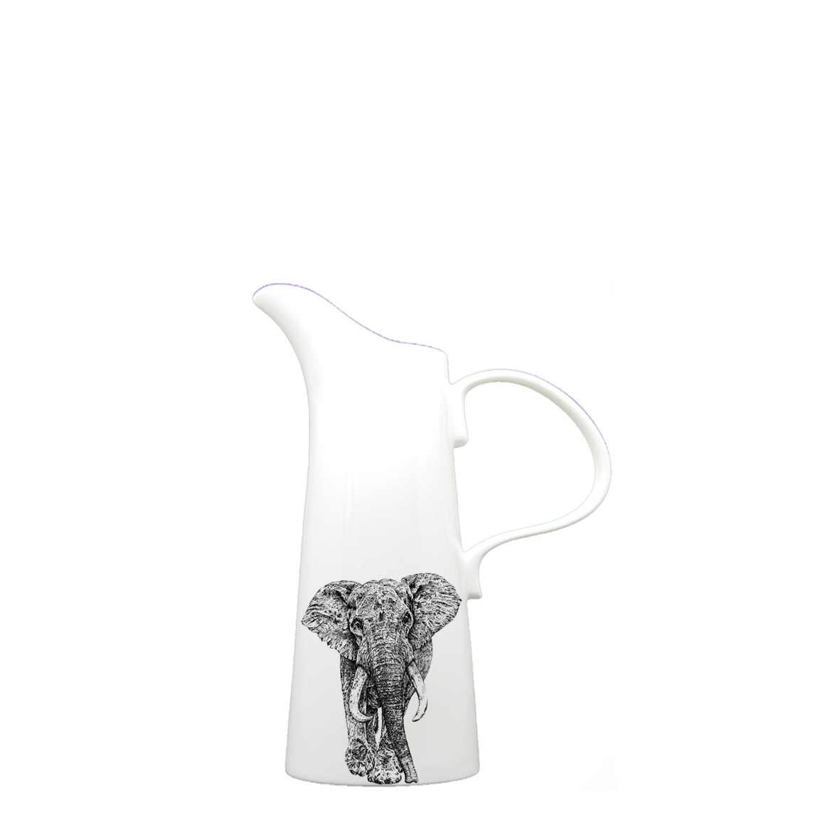 little-weaver-arts-425ml-bone-china-elephant-jug