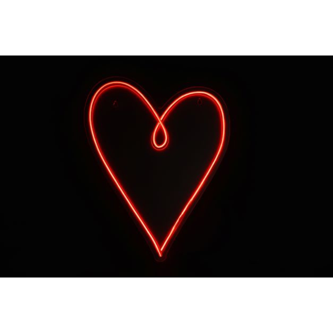 Love Heart Neon Wall Art