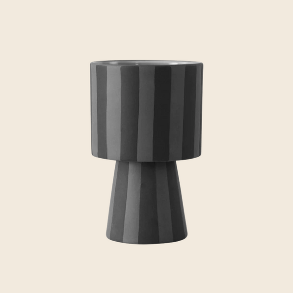 Ceramic Toppu Pot | Anthracite