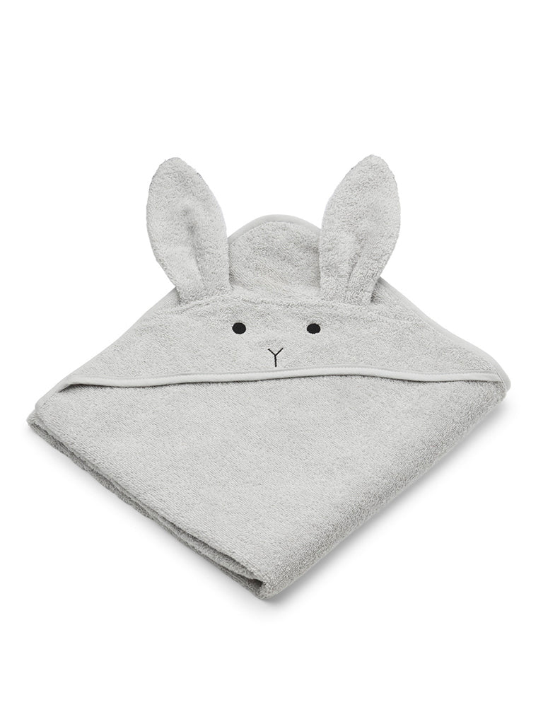 Augusta Hood Towel In Rabbit Dumbo