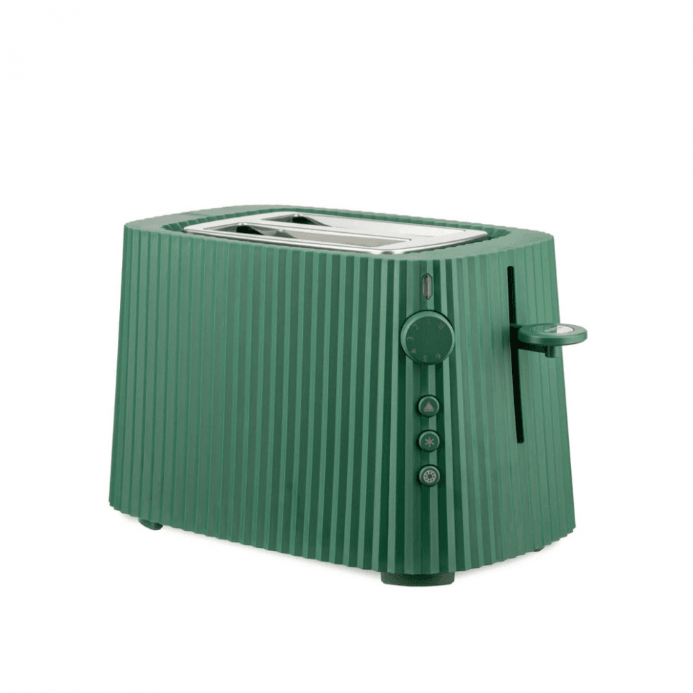 Alessi Green Plisse Toaster UK Plug