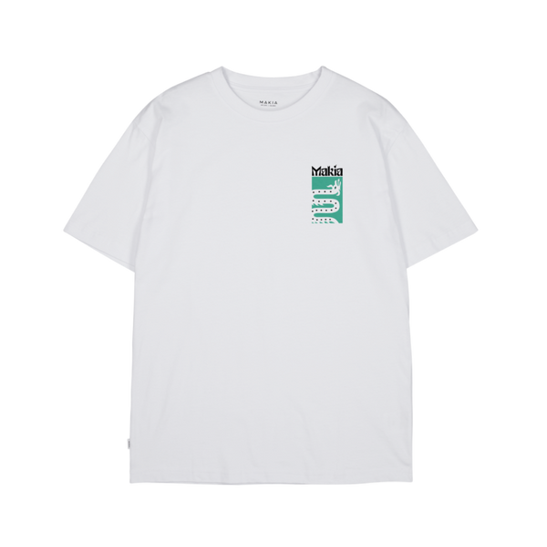 Makia Clothing Camiseta Serpent - White