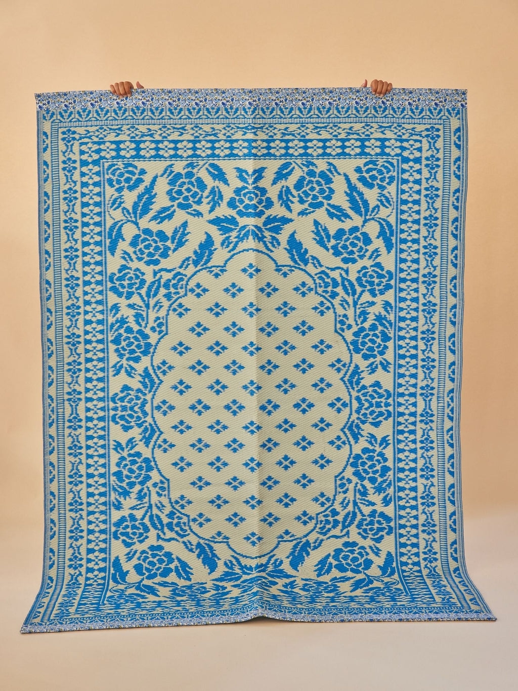 Blue Large Rug - Rice Dk