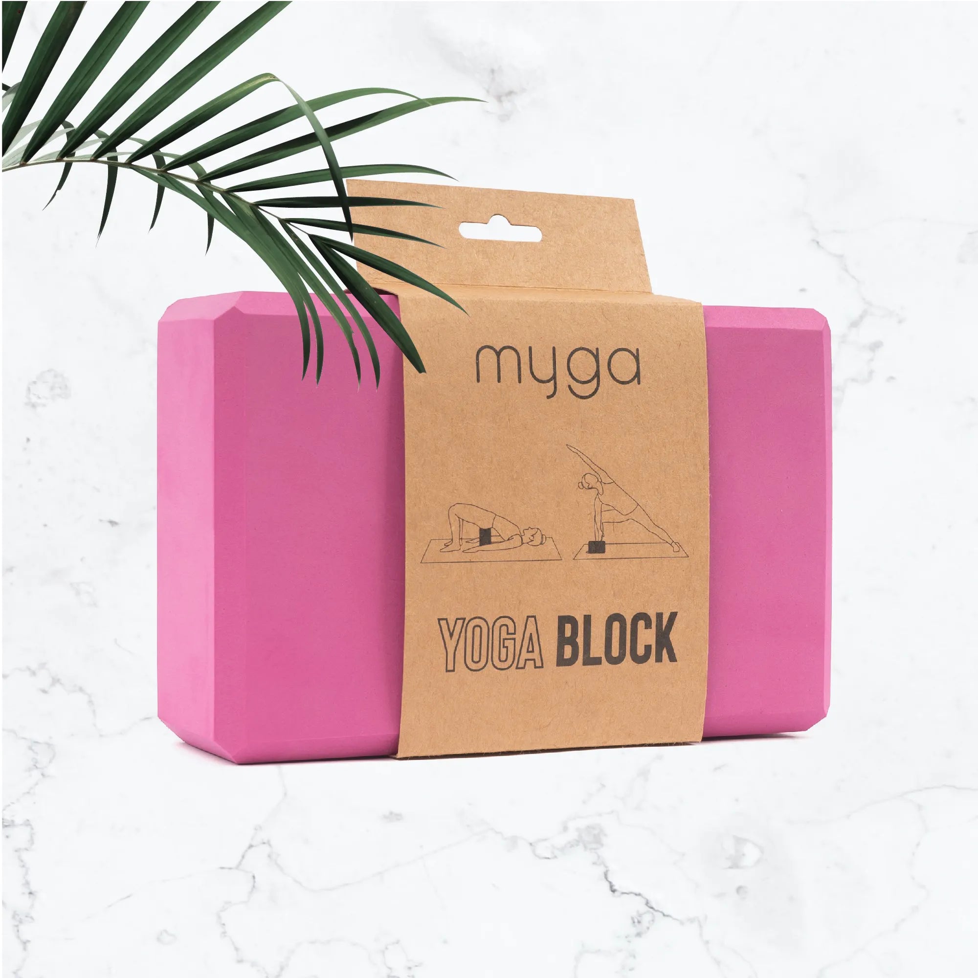 Plum Foam Yoga Block - Myga