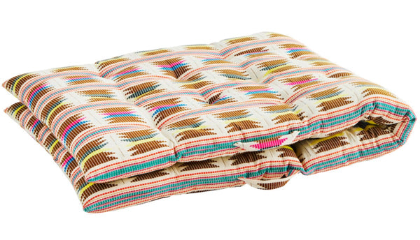 Patterned Ikat Cotton Lounging Mattress