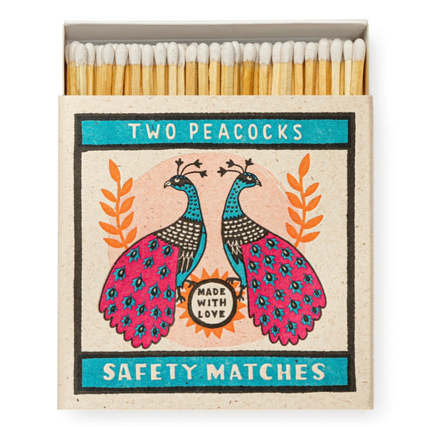 Two Peacocks Box Of Large Matches